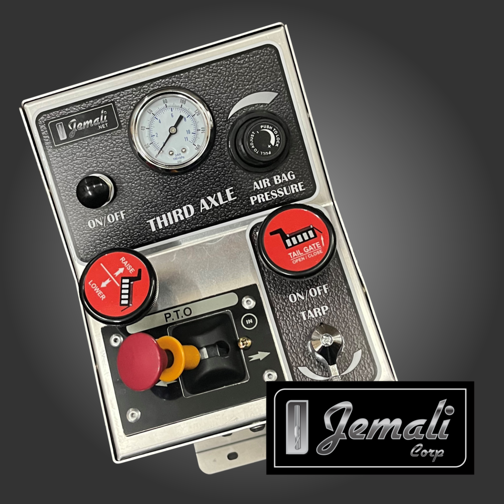 Dump Truck Controls Tower Console (Dumping Cable System) Jemali, Corp